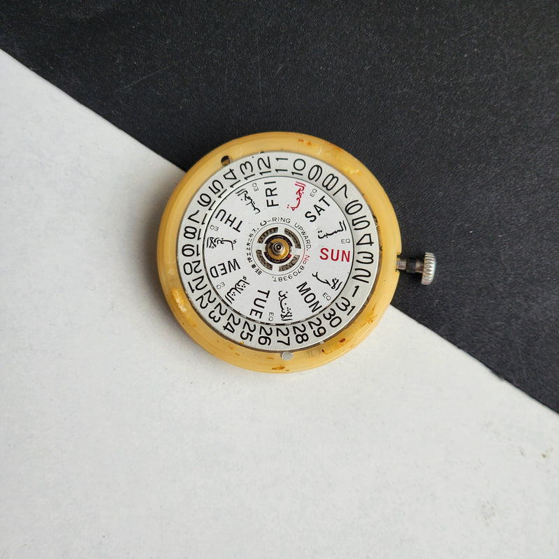 SEIKO 5 AUTOMATIC JAPAN MOVEMENT CAL NO.6349 DAY/DATE KEY ON-3 I77