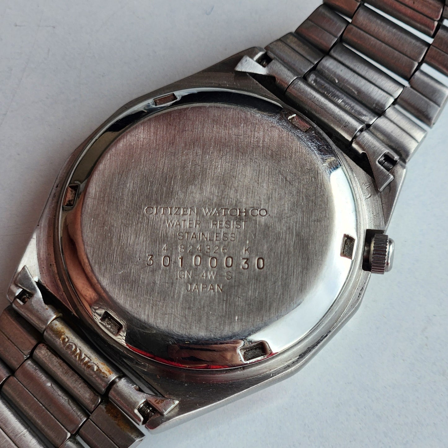 Vintage 1983 Original Citizen Automatic 8200 Grey/Black Face 21 Jewels Day-Date Japanese Men's Wrist Watch IN03