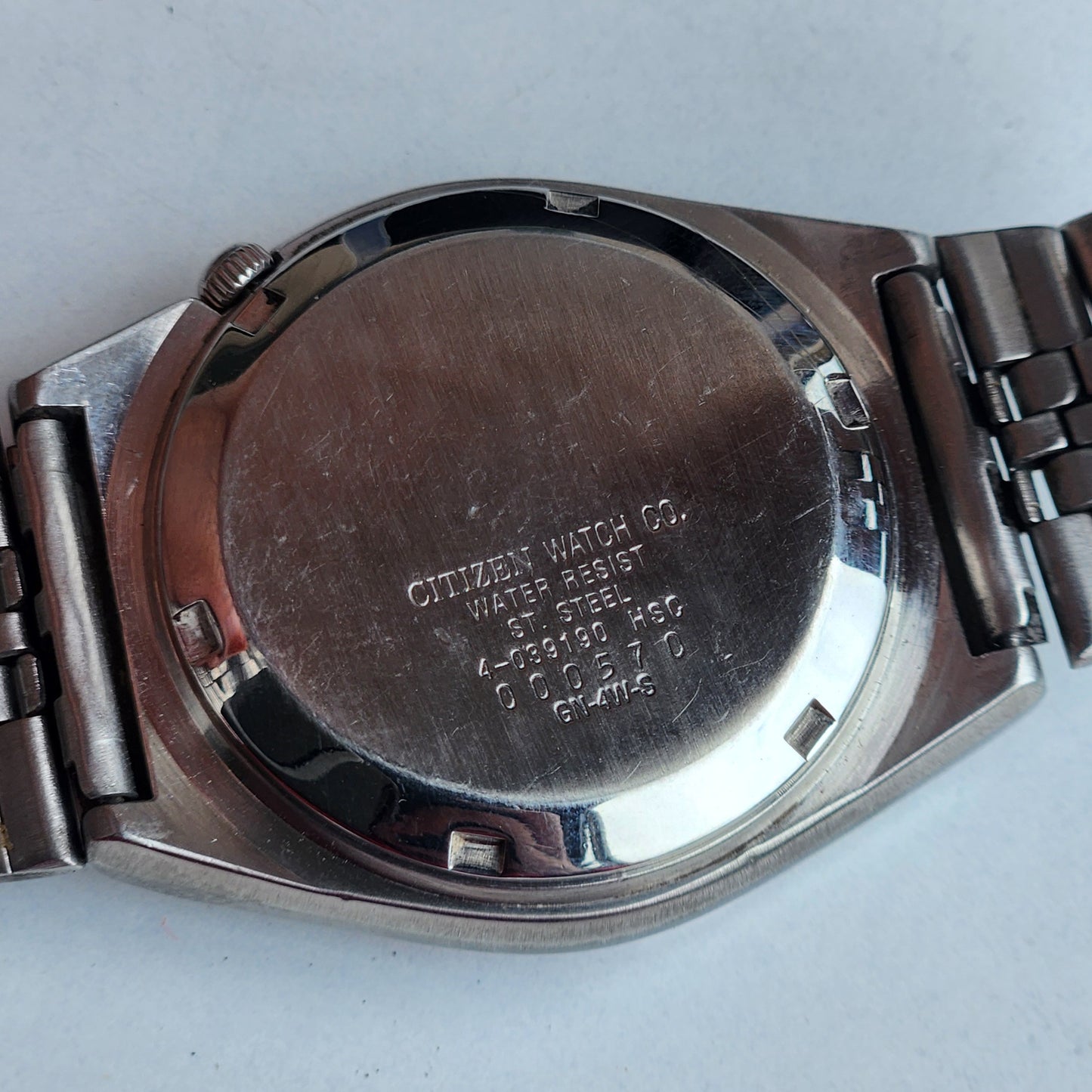 Vintage 1980 Original Citizen Automatic 8200 Grey Face 21 Jewels Day-Date Japanese Men's Wrist Watch IN06