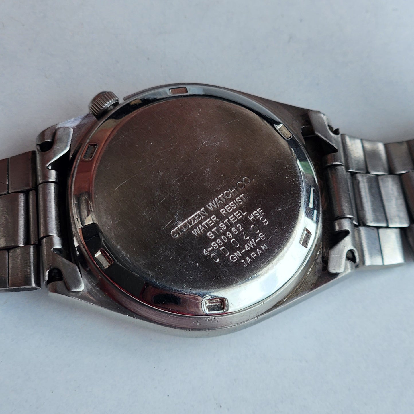 Vintage 1980 Original Citizen Automatic 8200 Golden Face 21 Jewels Day-Date Japanese Men's Wrist Watch IN17