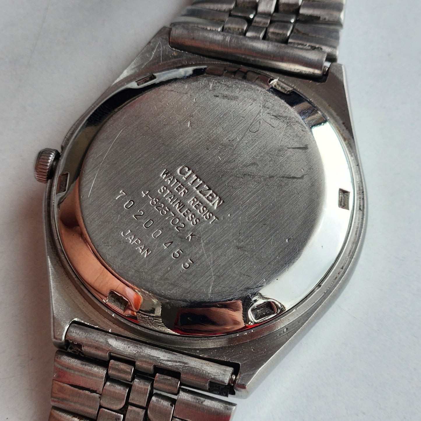Vintage 1977 Original Citizen Automatic 8200 Black Face 21 Jewels Day-Date Japanese Men's Wrist Watch IN19