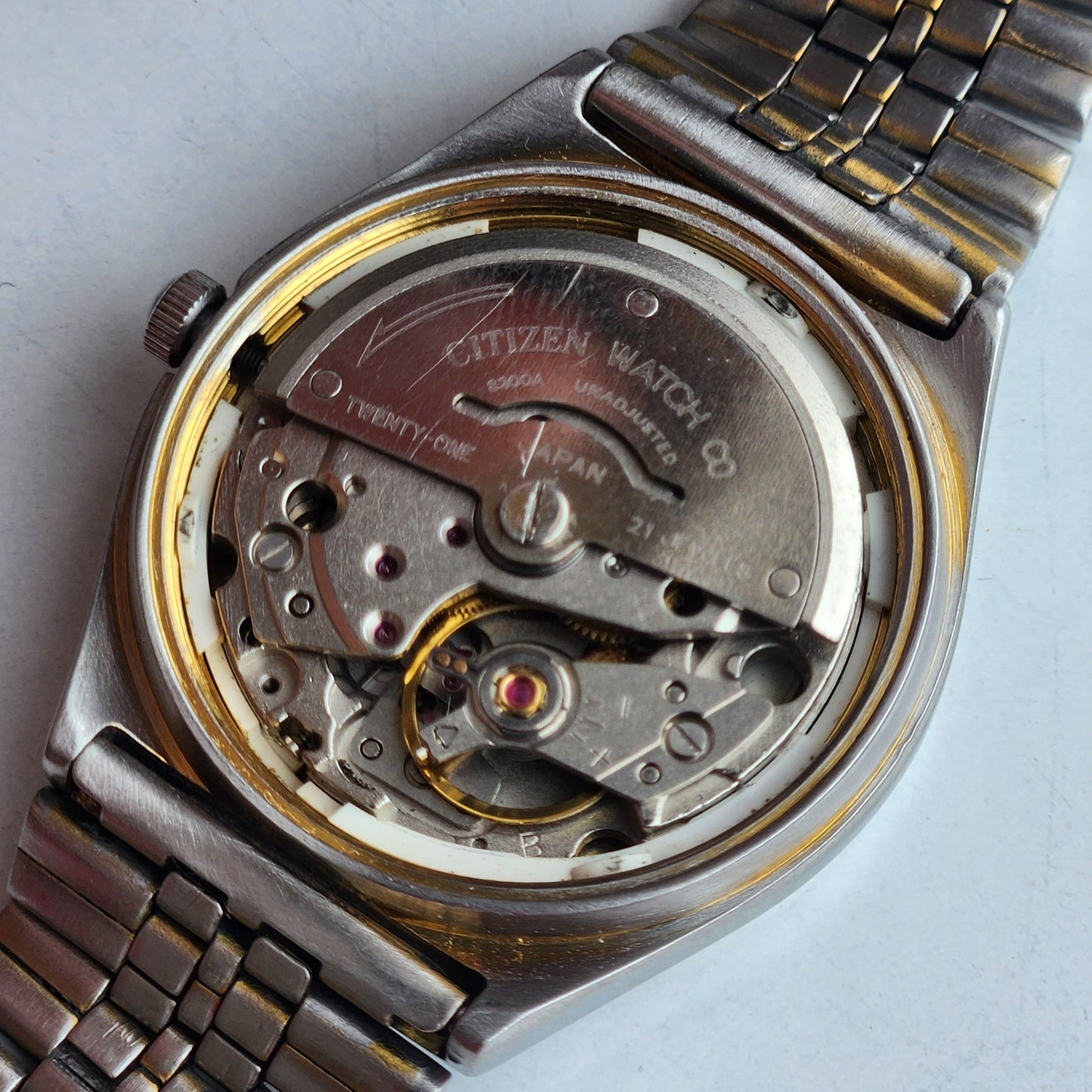 Vintage 1979 Original Citizen Automatic 8200 Brown Face 21 Jewels Day-Date Japanese Men's Wrist Watch IN24