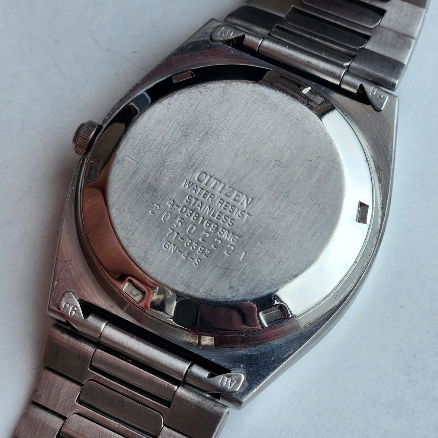 Vintage 1992 Original Citizen Automatic 8200 Silver Face 21 Jewels Day-Date Japanese Men's Wrist Watch IN25