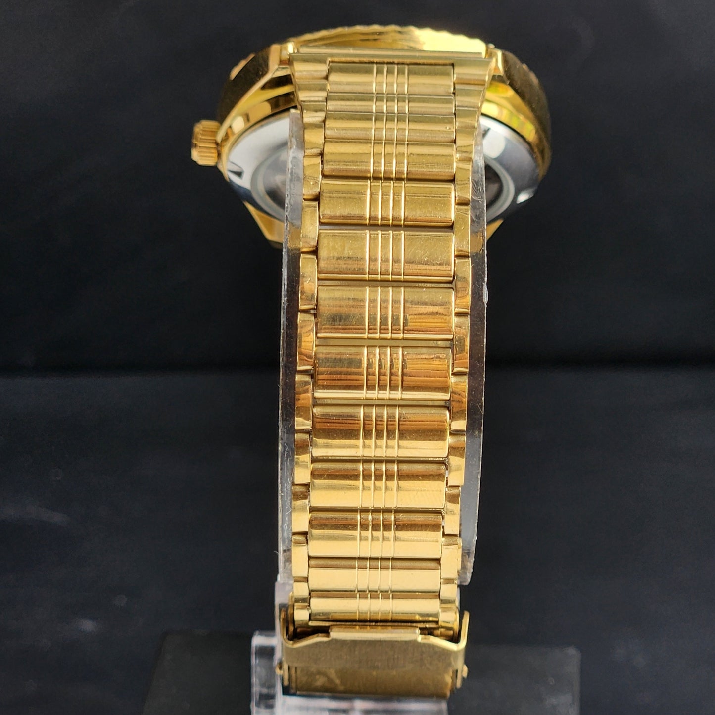 Vintage MOD Citizen Silver Face Automatic 21 Jewels Cal. 8200 35MM Fix Bezel Gold Plated Men's Wrist Watch I99