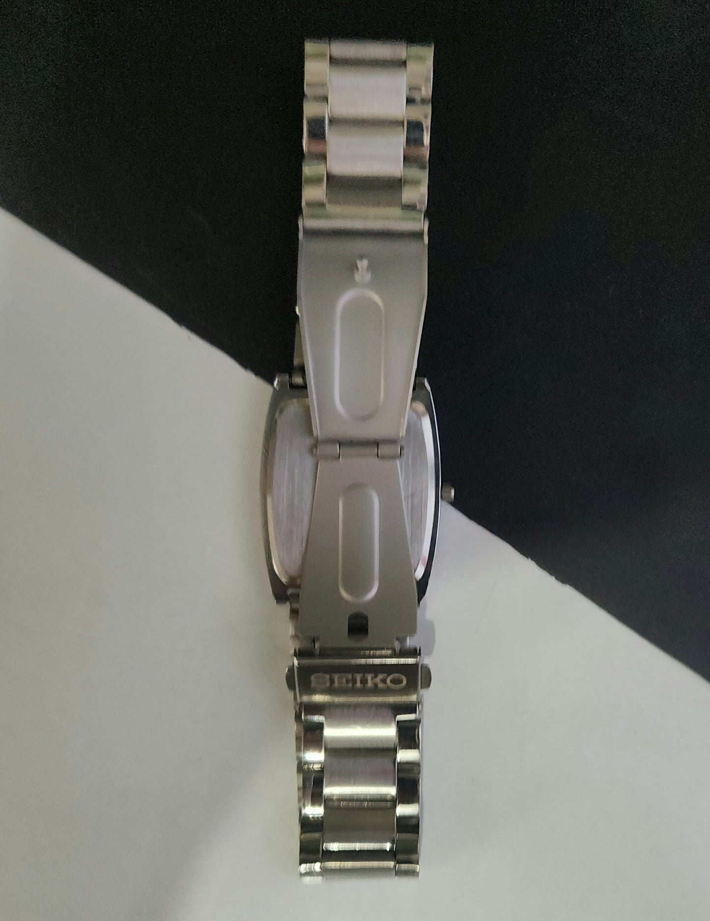 MOD Seiko Slim Barrel Quartz White Face Bracelet Men's Wrist Watch J96
