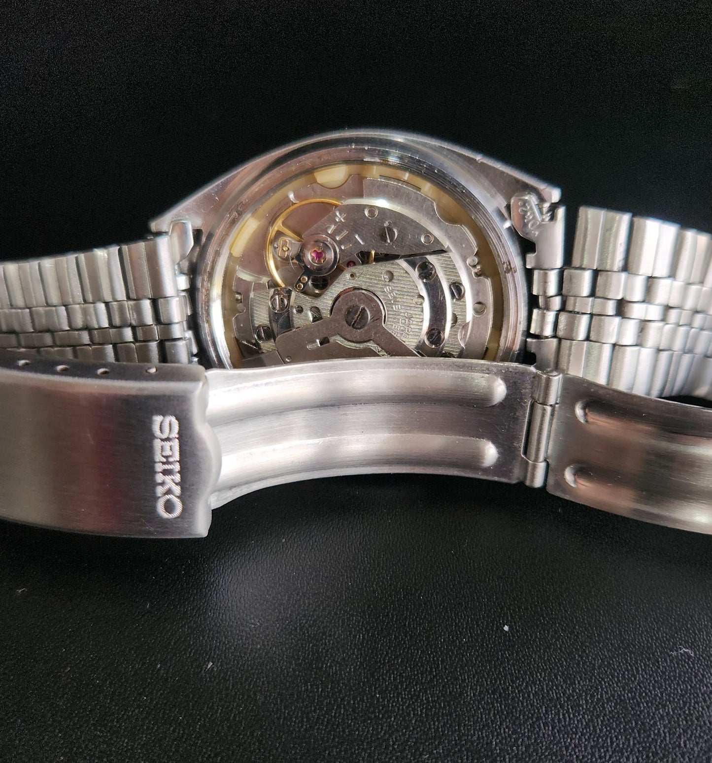 Vintage 1985 Original Seiko 5 Automatic 6309-8840 Grey Face 17 Jewels Day-Date Japanese Men's Wrist Watch S67