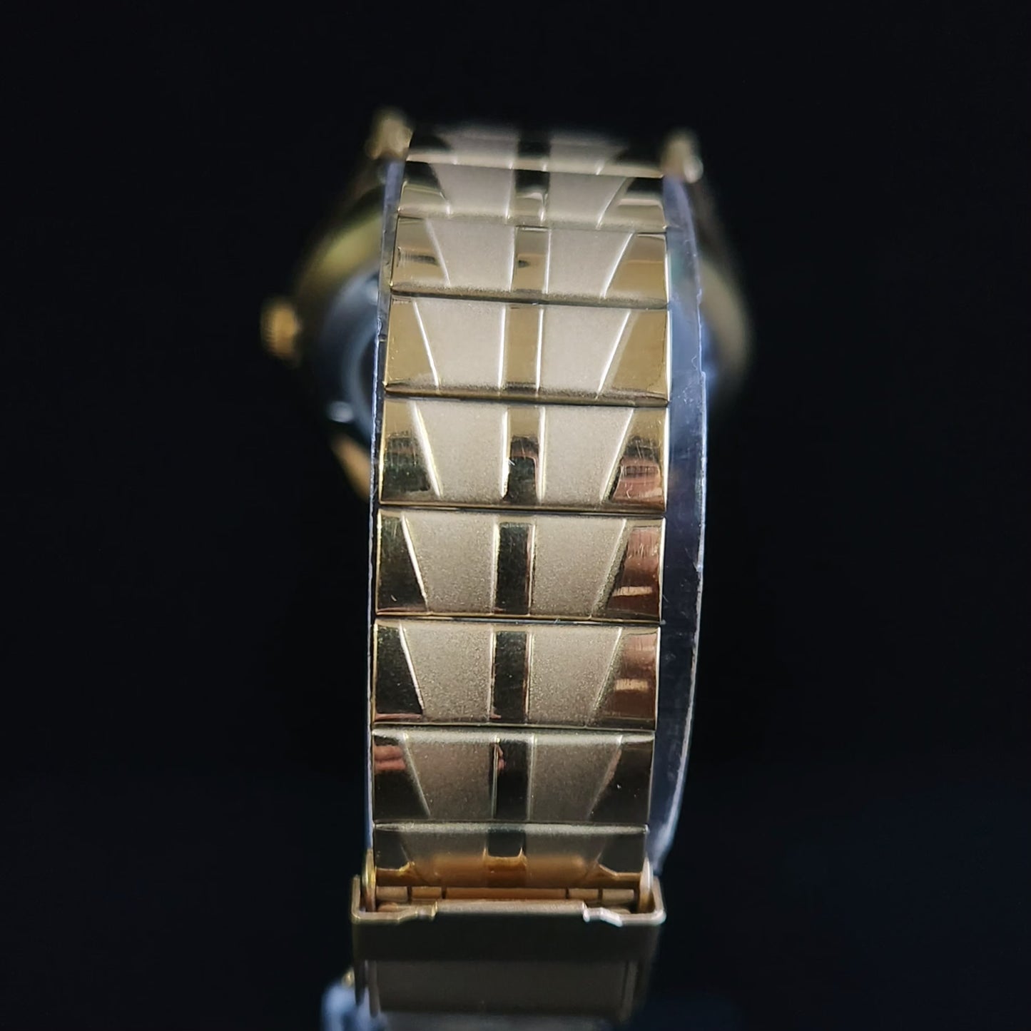 Vintage MOD Seiko 5 Gold Plated Automatic 17 Jewels Cal. 6319 Blue Face Men's Wrist Watch S133