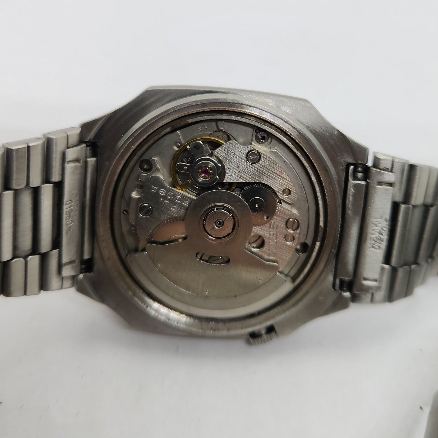 Vintage 1980 Original Seiko 5 Automatic 7009-3140 Black face 17 Jewels Day-Date Japanese Men's Wrist Watch OG133