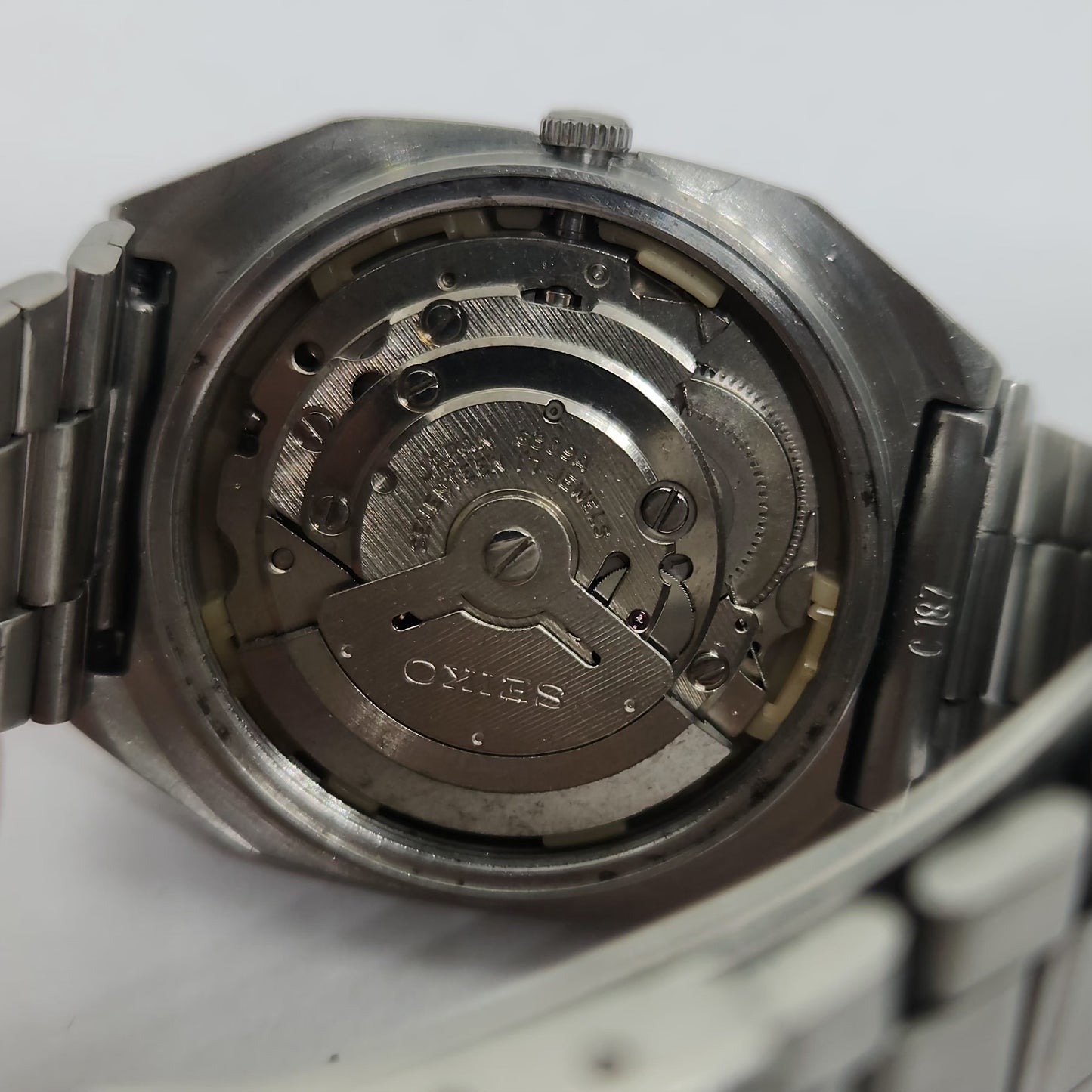Vintage 1980 Original Seiko 5 Automatic 6309-8840 Black face 17 Jewels Day-Date Japanese Men's Wrist Watch OG200