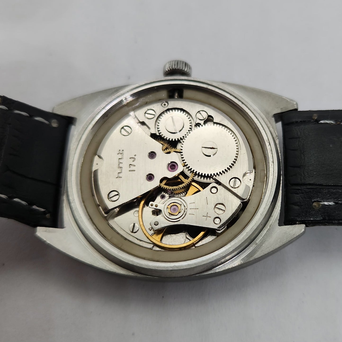 Vintage Original HMT Vijay Hand Winding 17 Jewels White Face Men's Wrist Watch OG259