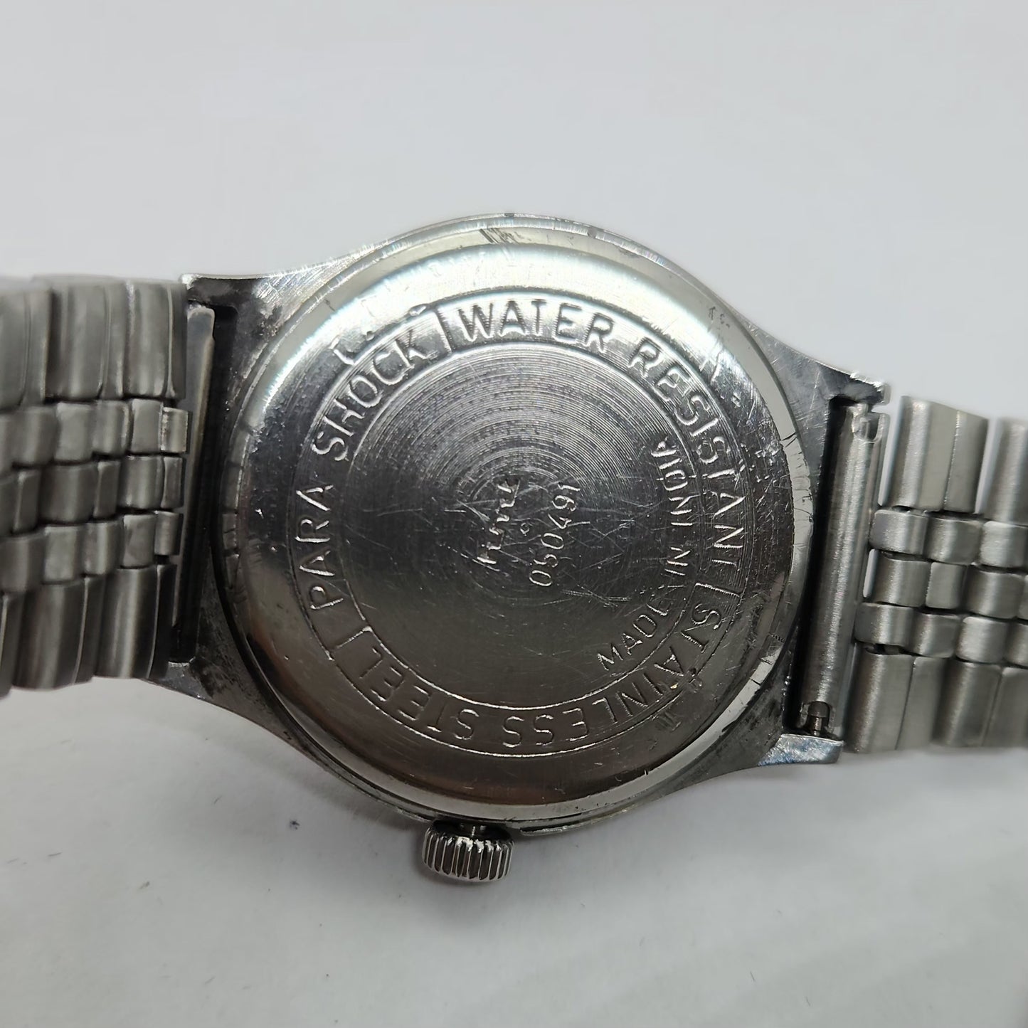 Vintage Original HMT Trishna Hand Winding 17 Jewels Gold Face Men's Wrist Watch OG264