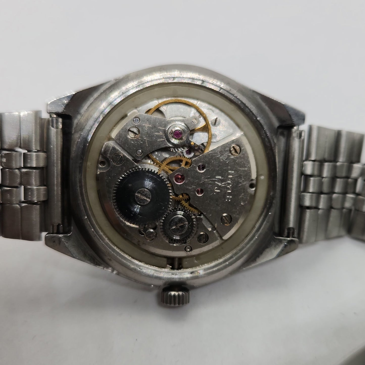Vintage Original HMT Rohit Hand Winding 17 Jewels Black Face Men's Wrist Watch OG269