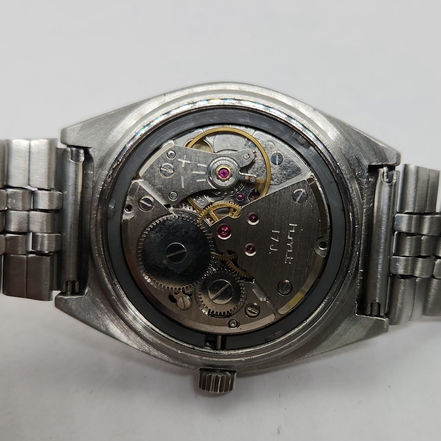 Vintage Original HMT Rohit Hand Winding 17 Jewels Gold Face Men's Wrist Watch OG276