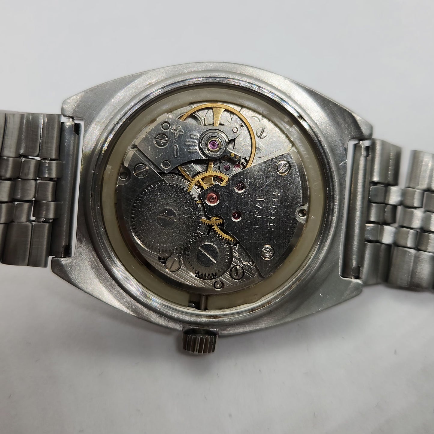 Vintage Original HMT Deepak Hand Winding 17 Jewels White Face Men's Wrist Watch OG278