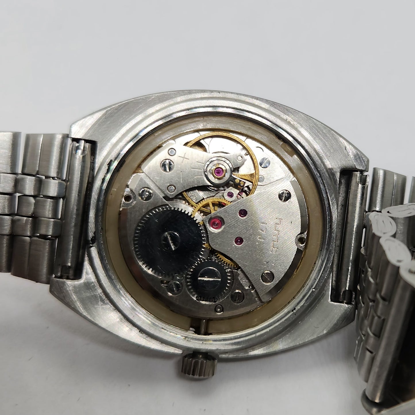 Vintage Original HMT Chethan Hand Winding 17 Jewels Gold Face Men's Wrist Watch OG292