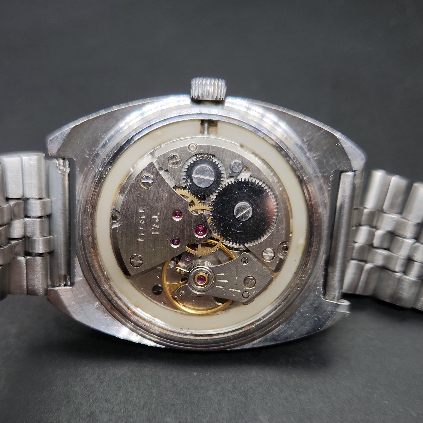 Vintage Original HMT Avinash Hand Winding 17 Jewels Cream Face Men's Wrist Watch OG298