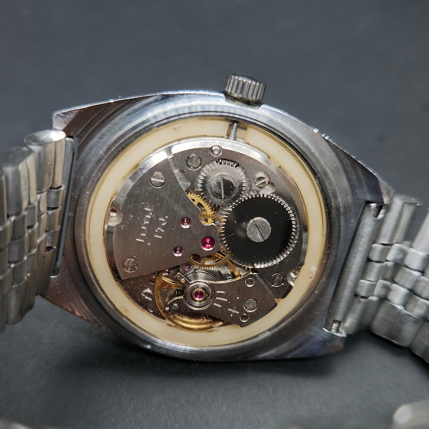 Vintage Original HMT Avinash Hand Winding 17 Jewels Silver Face Men's Wrist Watch OG301