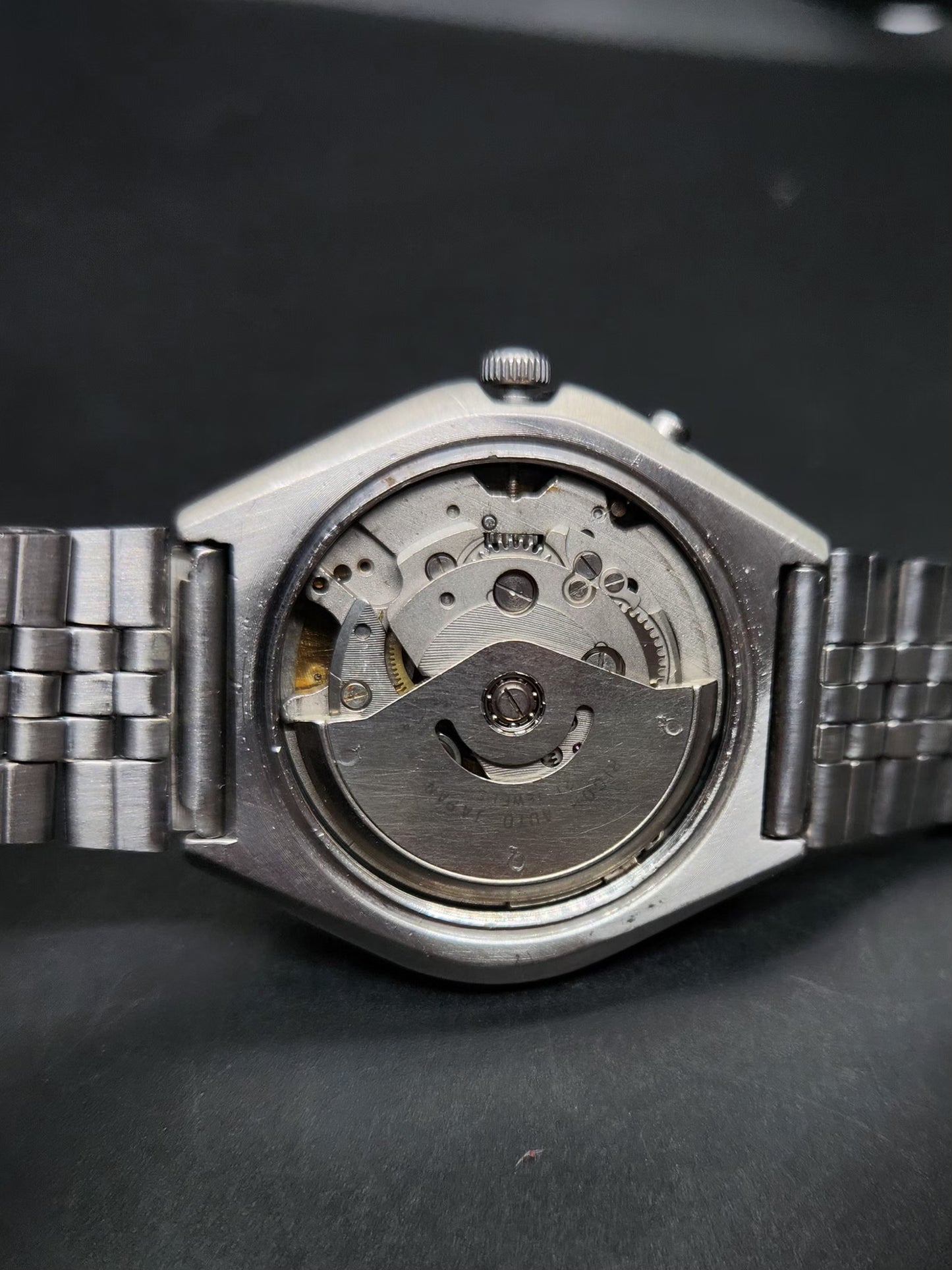 Vintage Ricoh R31 Automatic Blue Face New Bracelet 21 Jewels Day Date Men's Wrist Watch AS03