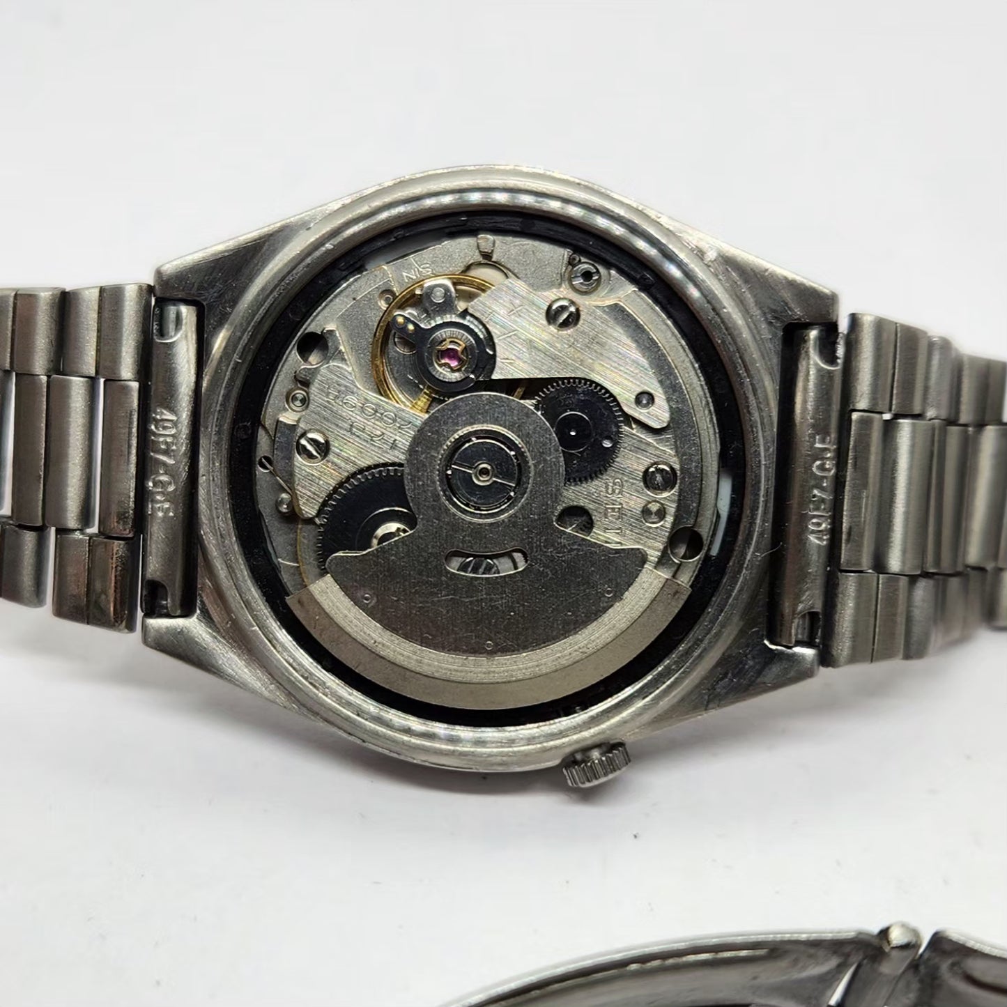 Vintage 1983 Original Seiko 5 Automatic 7009-3160 Black face 17 Jewels Day-Date Japanese Men's Wrist Watch OG251