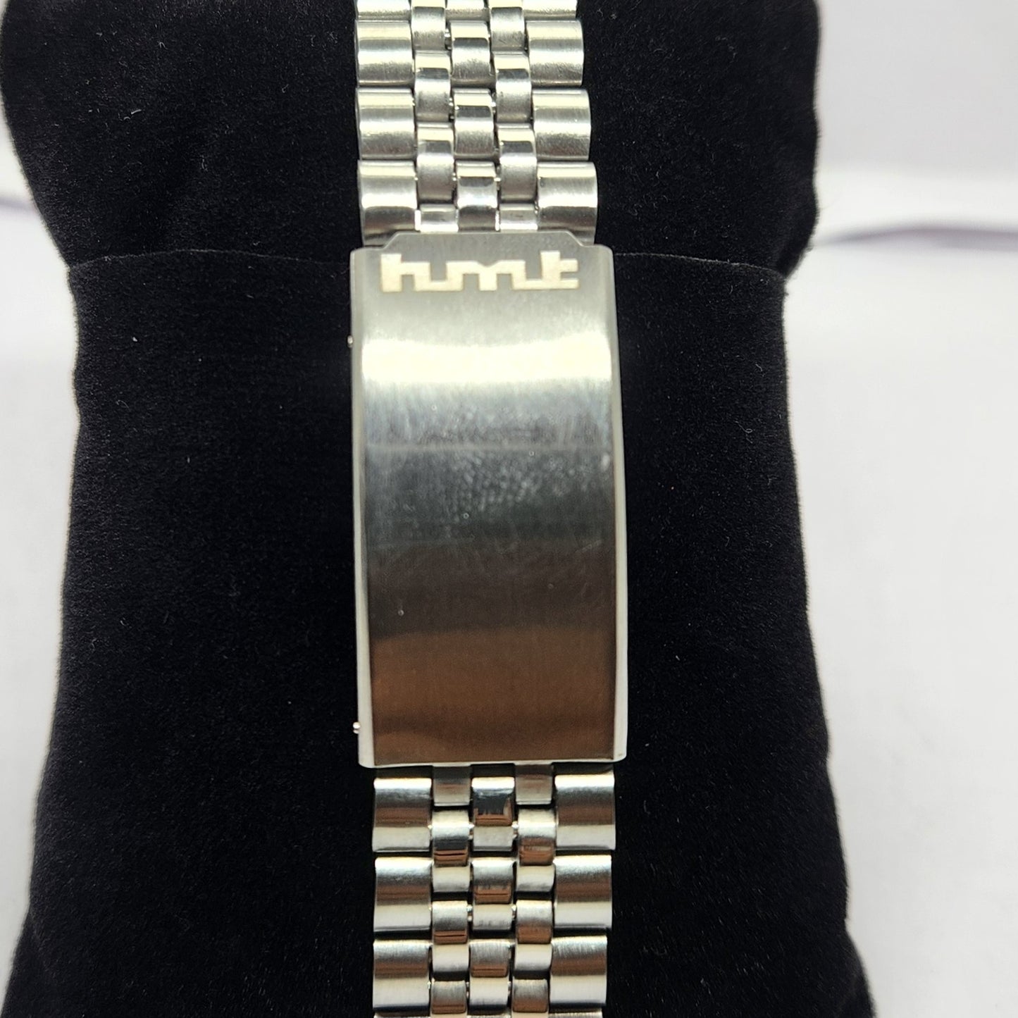 Vintage MOD HMT Kohinoor Hand Winding 17 Jewels Tiffany Blue Face Jubilee Bracelet Men's Wrist Watch G19