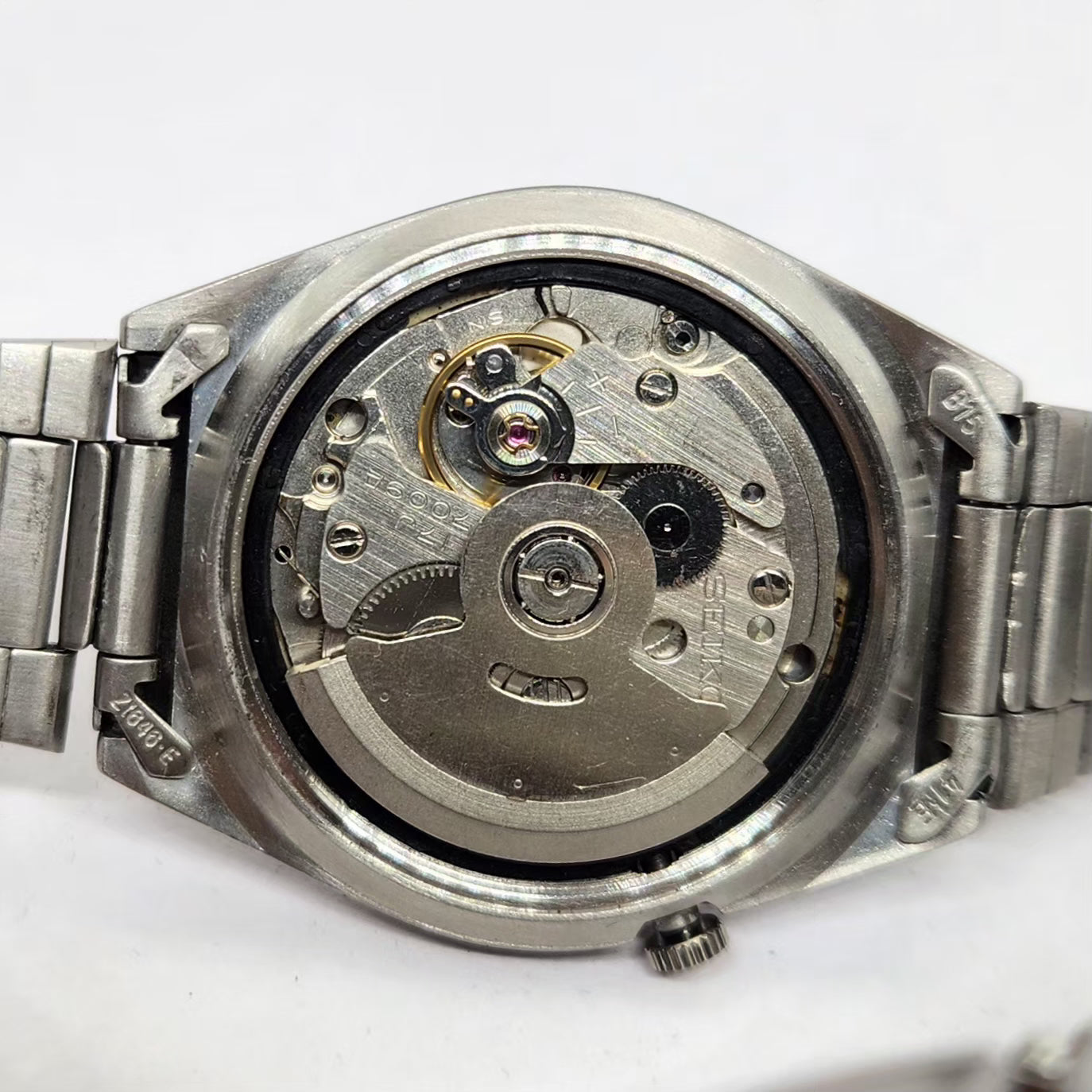 Vintage 1981 Original Seiko 5 Automatic 7009-3060 Grey face 17 Jewels Day-Date Japanese Men's Wrist Watch OG278