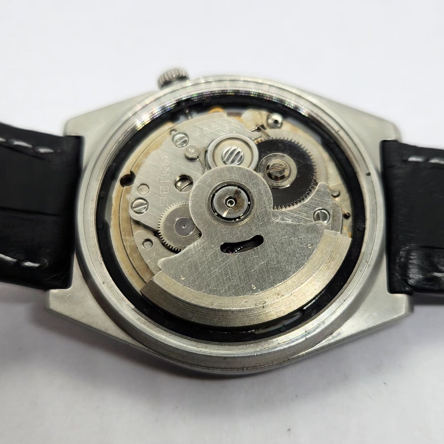 Vintage 1980 Original Seiko 5 Automatic 7009-3041 Beach Face 17 Jewels Day-Date Japanese Men's Wrist Watch OG355