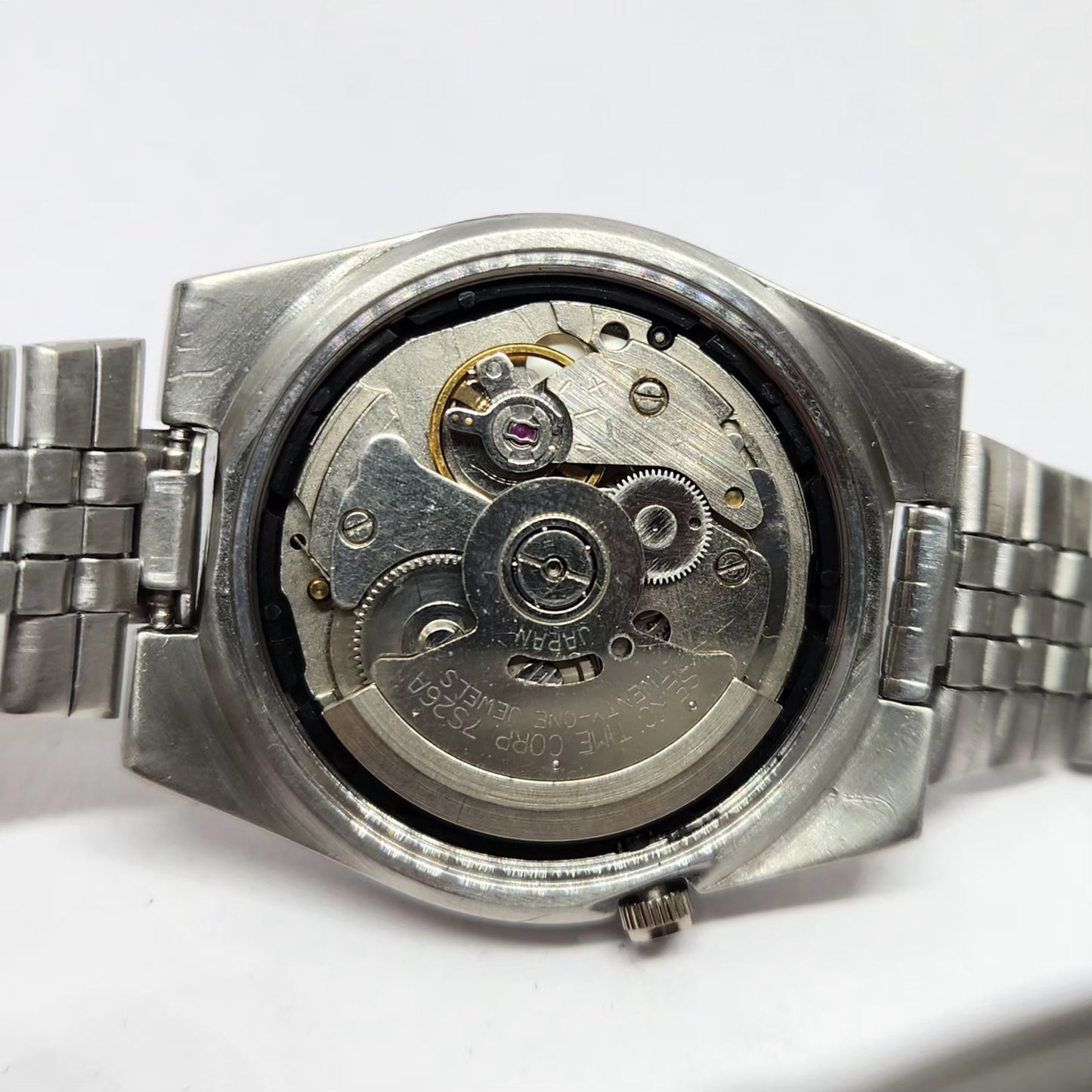 Vintage 1999 Original Seiko 5 Automatic 7S26-03X0 Blue Face 21 Jewels Day-Date Japanese Men's Wrist Watch OG341