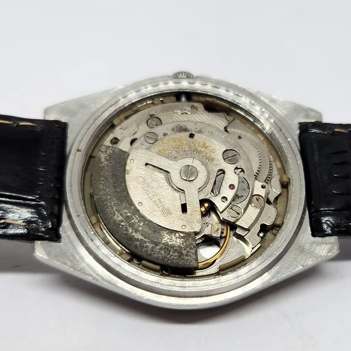 Vintage 1982 Original Seiko 5 Automatic 6309-7270 Black Face 17 Jewels Day-Date Japanese Men's Wrist Watch OG367
