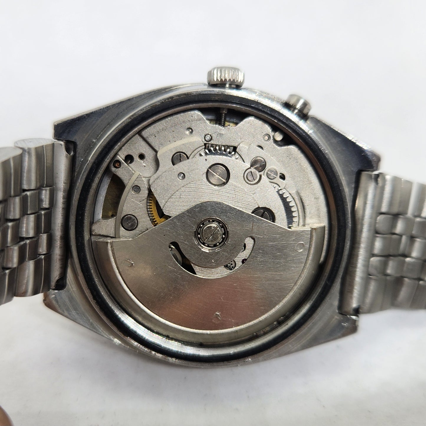 Vintage Ricoh R31 Blue Face Automatic 21 Jewels Jubliee Bracelet Men's Wrist Watch R37