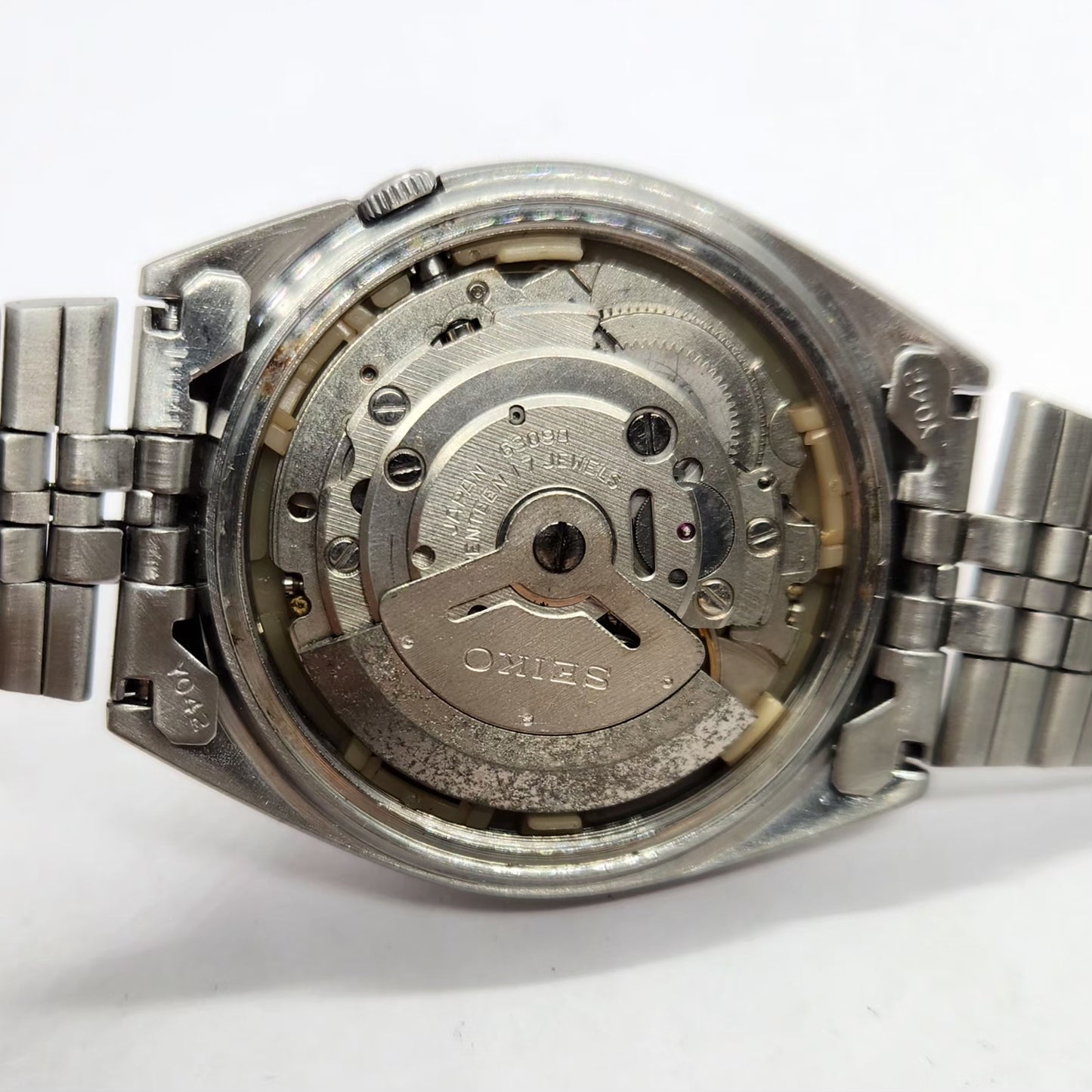 Vintage 1982 Original Seiko 5 Automatic 6309-8840 Gold Face 17 Jewels Day-Date Japanese Men's Wrist Watch SA23
