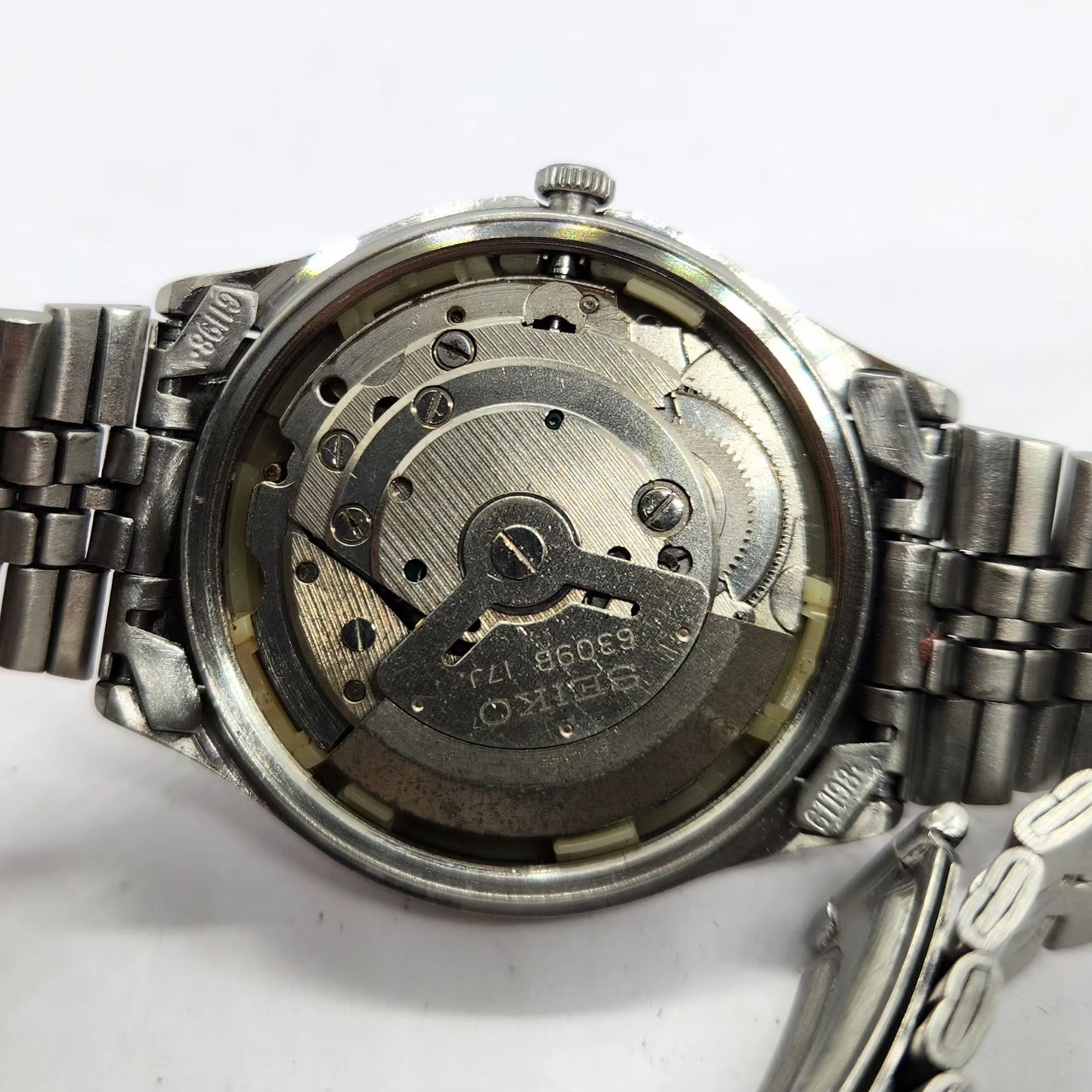 Vintage 1976 Original Seiko 5 Automatic 6309-8970 Gold Face 17 Jewels Day-Date Japanese Men's Wrist Watch SA39