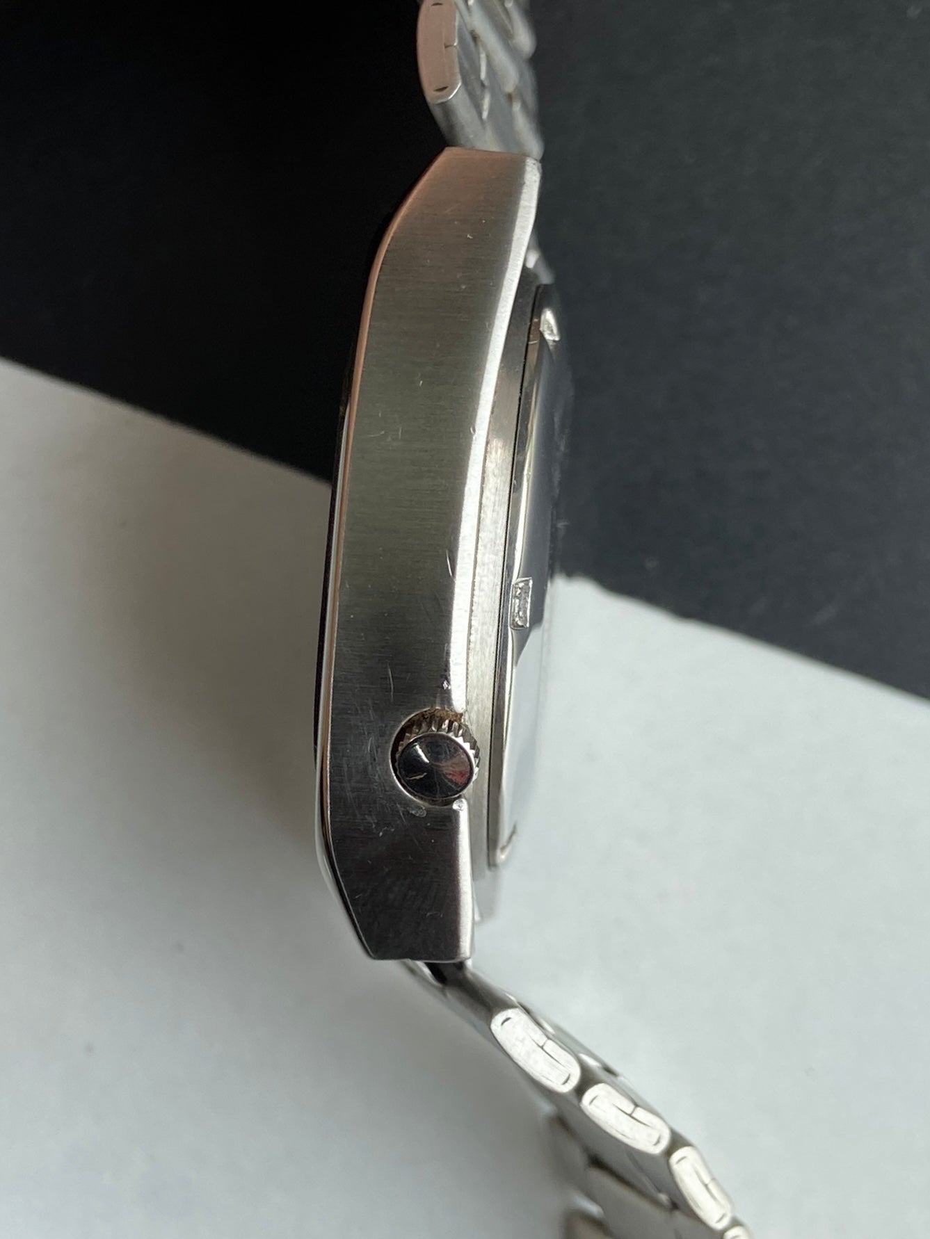 Vintage 1988 Original Seiko 5 Automatic 6309-601A Silver Face 17 Jewels Day-Date Japanese Men's Wrist Watch E84