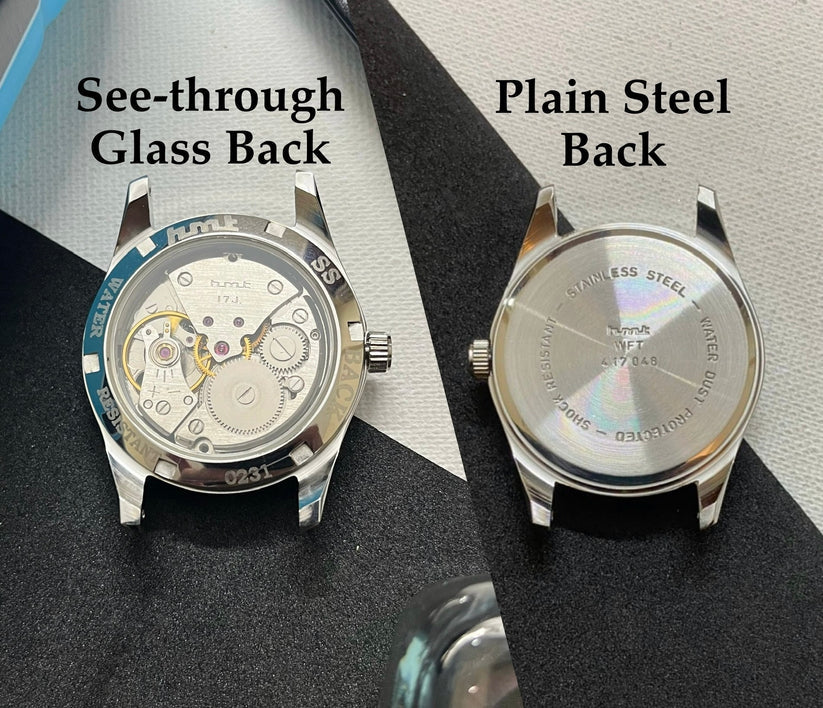 Vintage MOD HMT Janata Urdu/Arabic Hand Winding 17 Jewels White Face 35MM Silver Case Brown Leather Strap Men's Wrist Watch G72