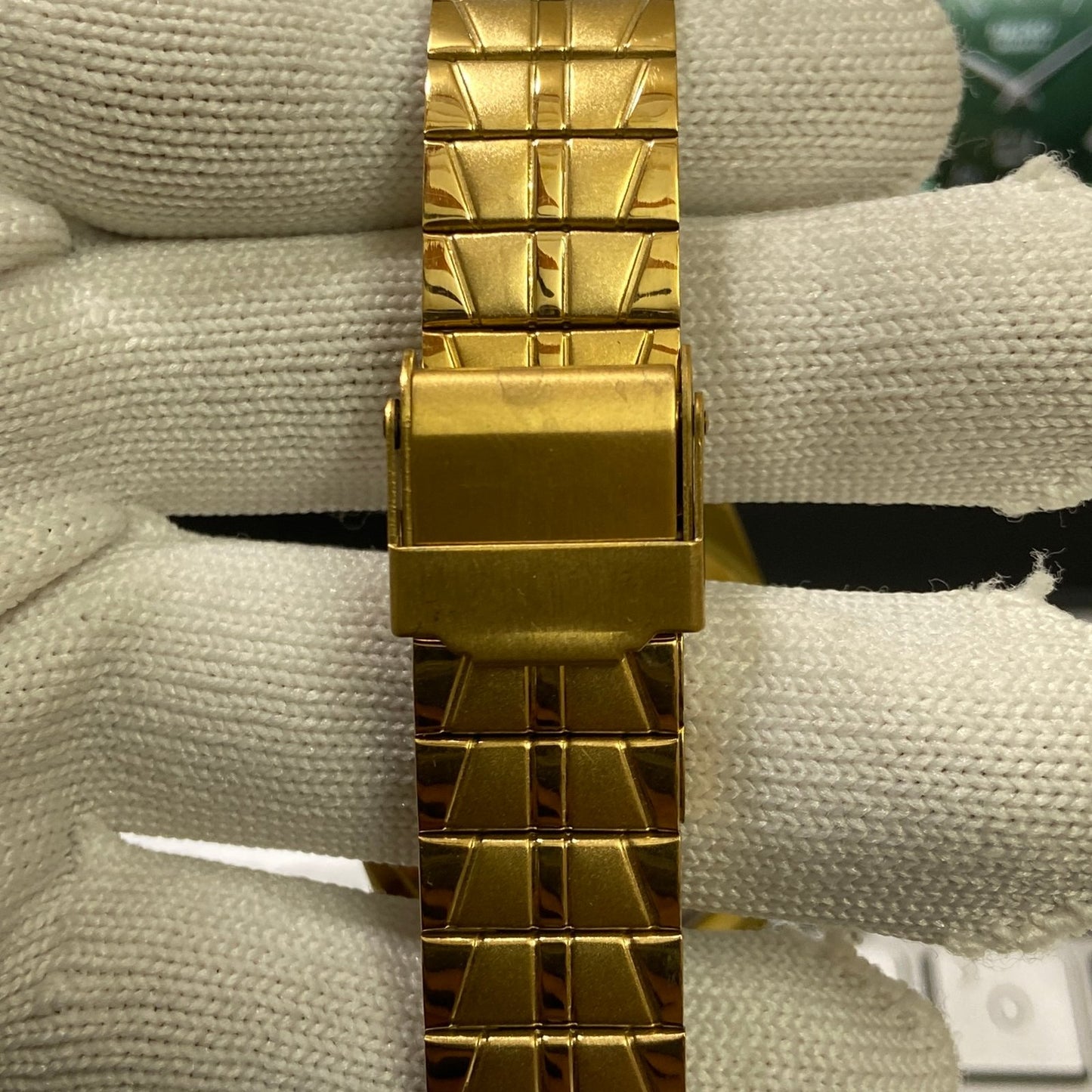Vintage Seiko 5 Gold Plated Automatic 17 Jewels Cal. 6309 Black Face Men's Wrist Watch SC07