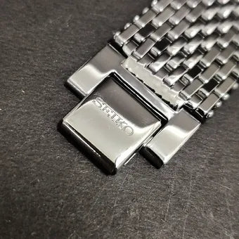 MOD Seiko Slim Rectangular Quartz White Face Looser Chain Not Adjustable Men's Wrist Watch C65