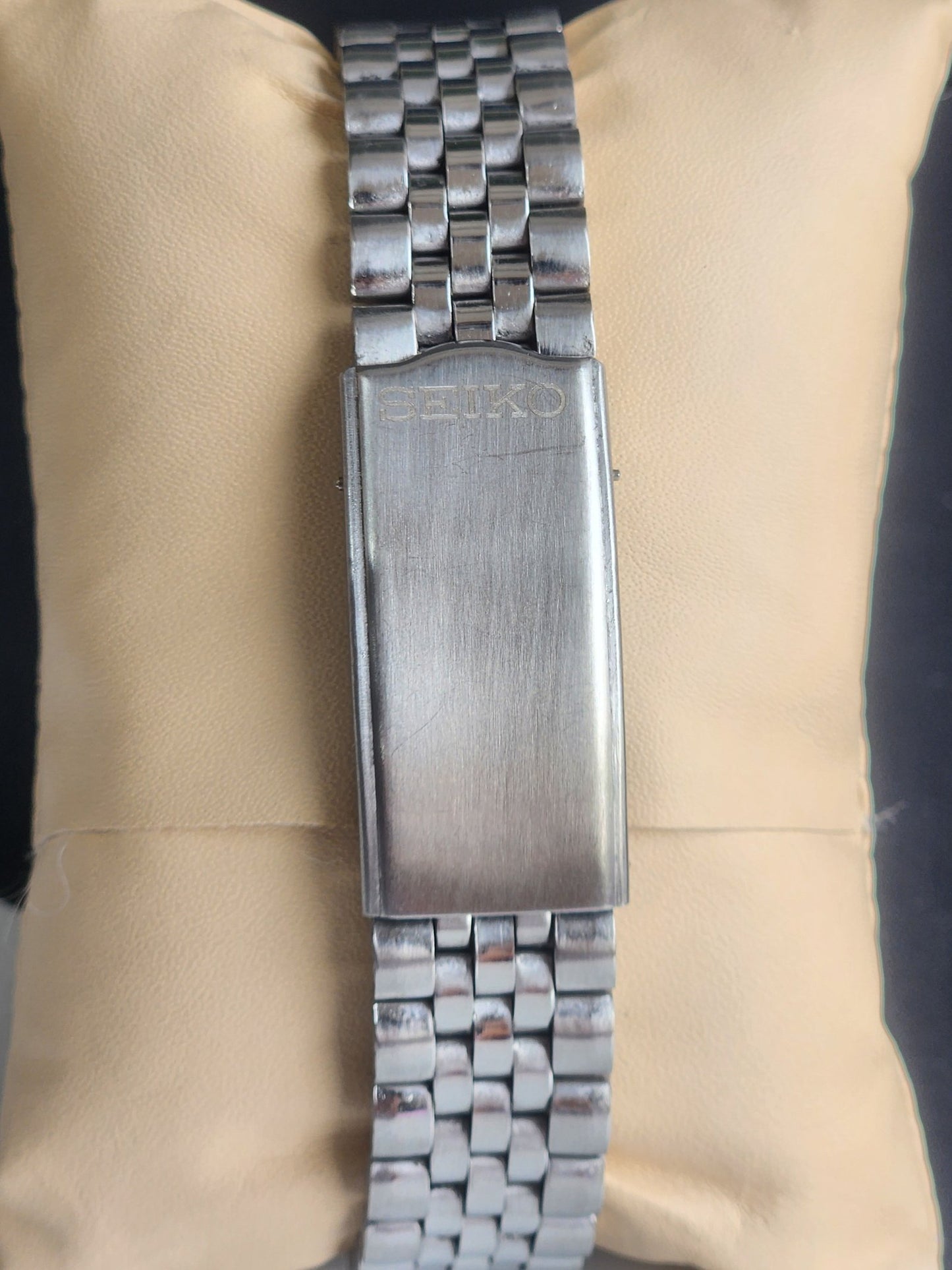 Vintage Mod Seiko 5 Automatic 6309A 17 Jewels Japan Men's Day-Date Brown Face Wrist Watch E23