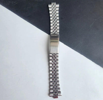 Vintage MOD HMT Janata Telugu Hand Winding 17 Jewels White Face Black Leather Strap Men's Wrist Watch S118
