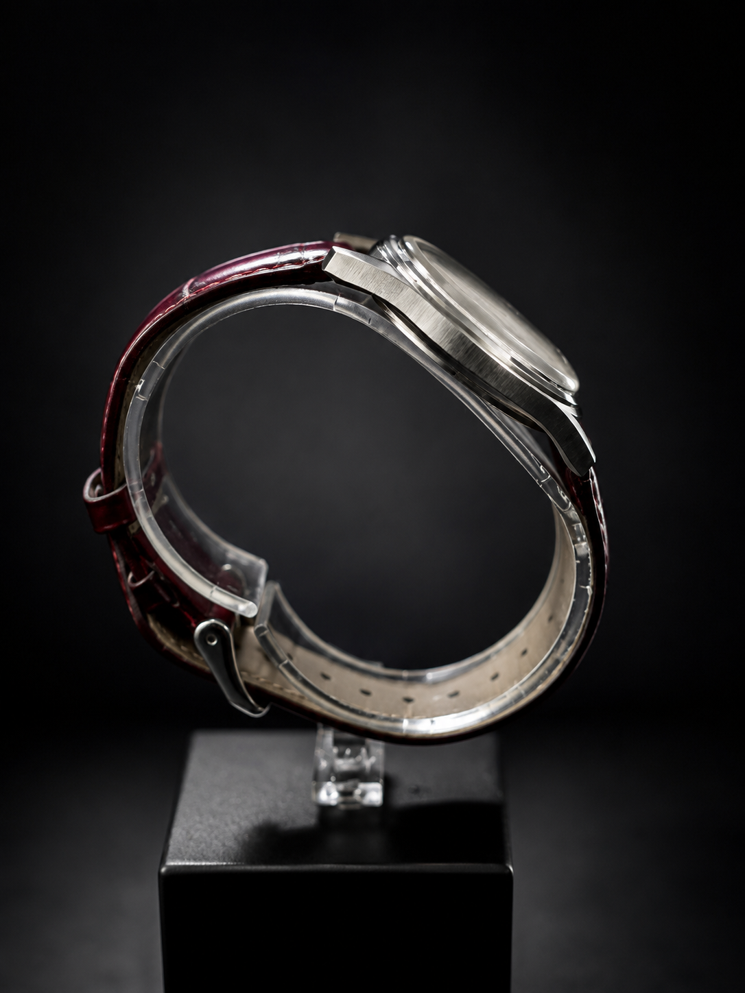 New Le Montres Mechanical Hand Winding Brown Face Men's Wristwatch - Powered by Vintage Swiss Made St96 Movement