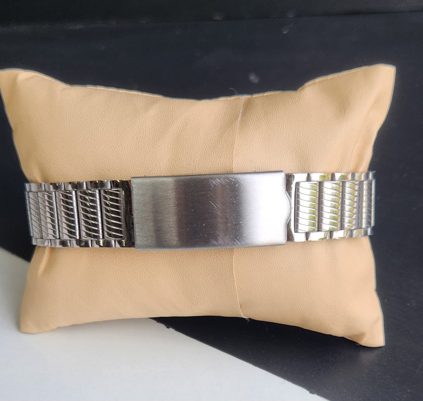 Vintage Mod Seiko 5 Automatic 6309A 17 Jewels Japan Men's Day-Date Silver Face Wrist Watch E56
