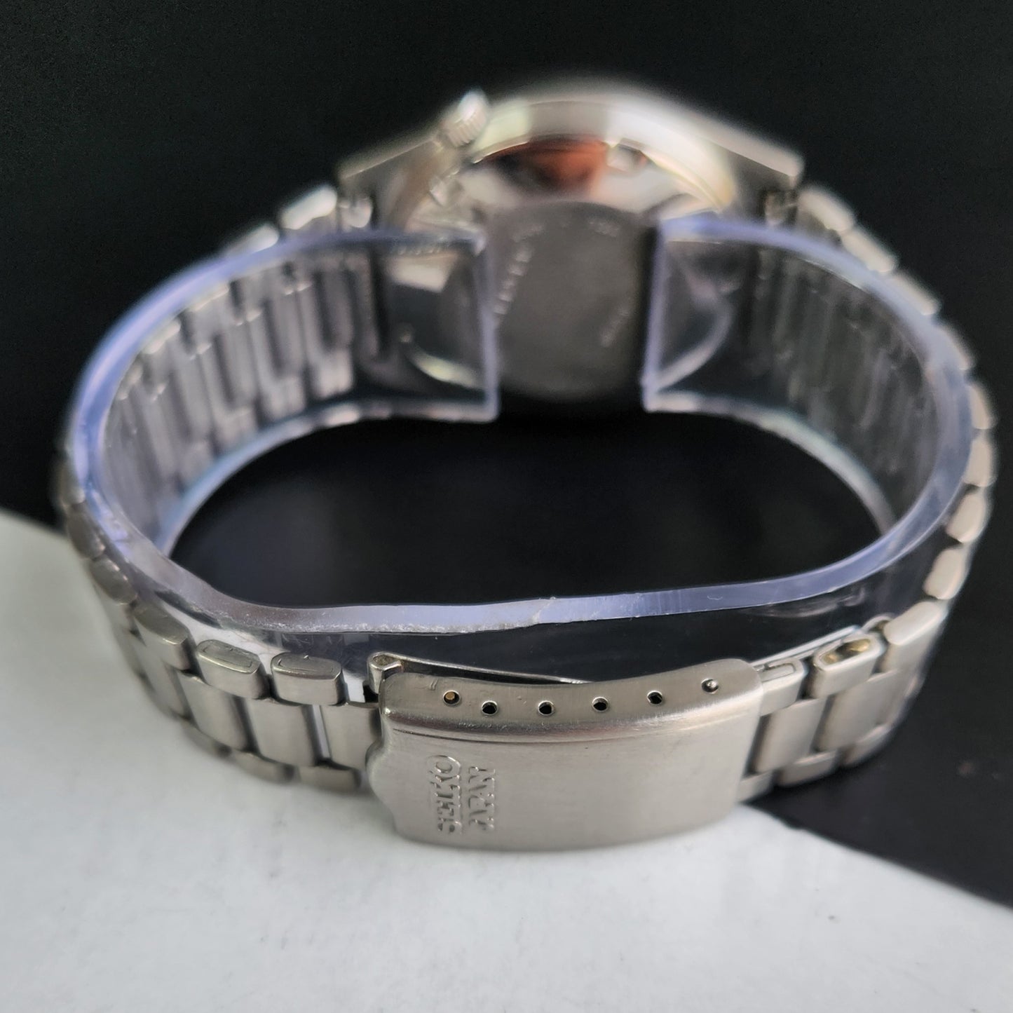 Vintage 1978 Original Seiko 5 Automatic 6309-7330 Gray Face 17 Jewels Day-Date Japanese Men's Wrist Watch EG07