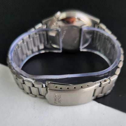Vintage 1978 Original Seiko 5 Automatic 6309-7330 Gray Face 17 Jewels Day-Date Japanese Men's Wrist Watch EG07