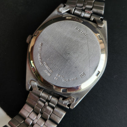 Vintage 1998 Original Seiko 5 Automatic 7S26-0070 Black Face 21 Jewels Day-Date Japanese Men's Wrist Watch EG15