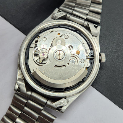 Vintage 1969 Original Seiko 5 Automatic 7019-8180 Golden Face 21 Jewels Day-Date Japanese Men's Wrist Watch EG19
