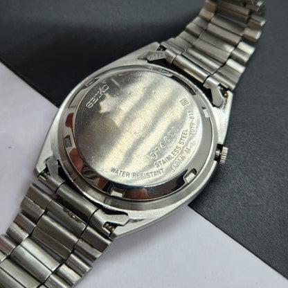 Vintage 1969 Original Seiko 5 Automatic 7019-8180 Golden Face 21 Jewels Day-Date Japanese Men's Wrist Watch EG22