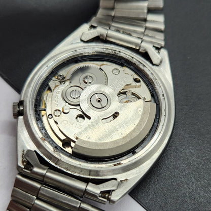 Vintage 1969 Original Seiko 5 Automatic 7019-8180 Golden Face 21 Jewels Day-Date Japanese Men's Wrist Watch EG22