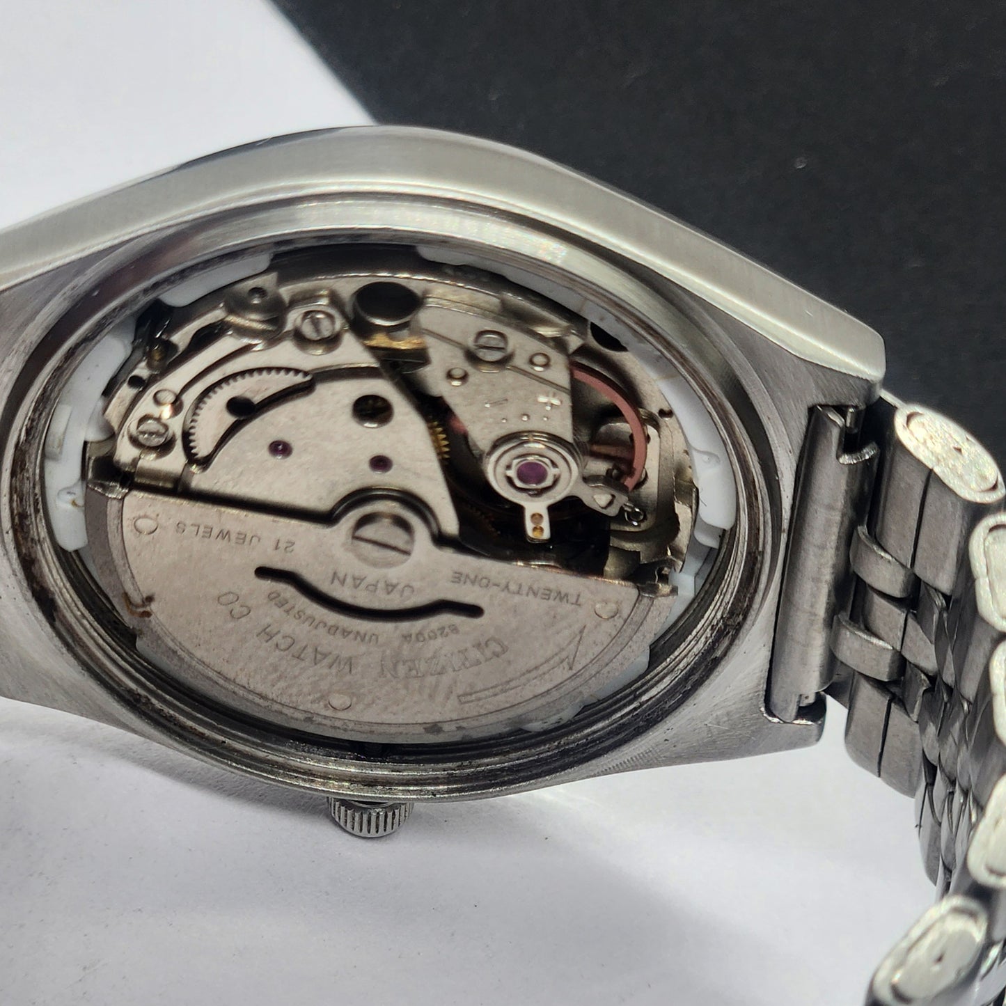Vintage 1984 Original Citizen Automatic Cal. 8200 Golden Face 21 Jewels Day-Date Japanese Men's Wrist Watch EG35