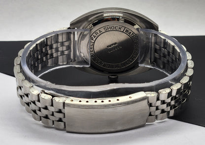Vintage Original HMT Kohinoor Hand Winding 17 Jewels White Face Silver Bracelet Men's Wrist Watch F18