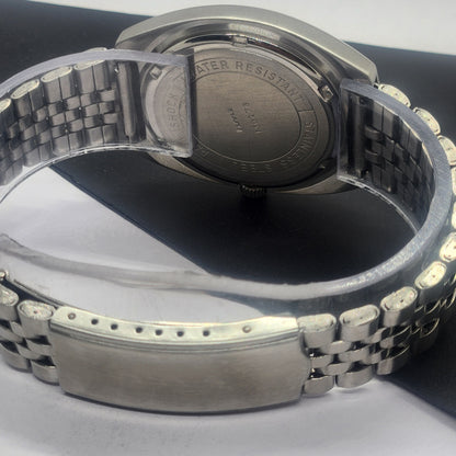 Vintage Original HMT Chethan Hand Winding 17 Jewels Golden Face Silver Bracelet Men's Wrist Watch F37