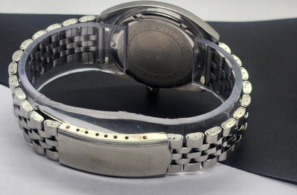 Vintage Original HMT Kohinoor Hand Winding 17 Jewels Golden Face Silver Bracelet Men's Wrist Watch F49