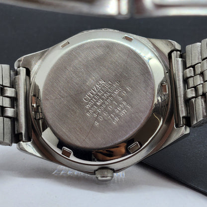 Vintage 1984 Original Citizen Automatic Cal. 8200 Black Face 21 Jewels Day-Date Japanese Men's Wrist Watch EG40